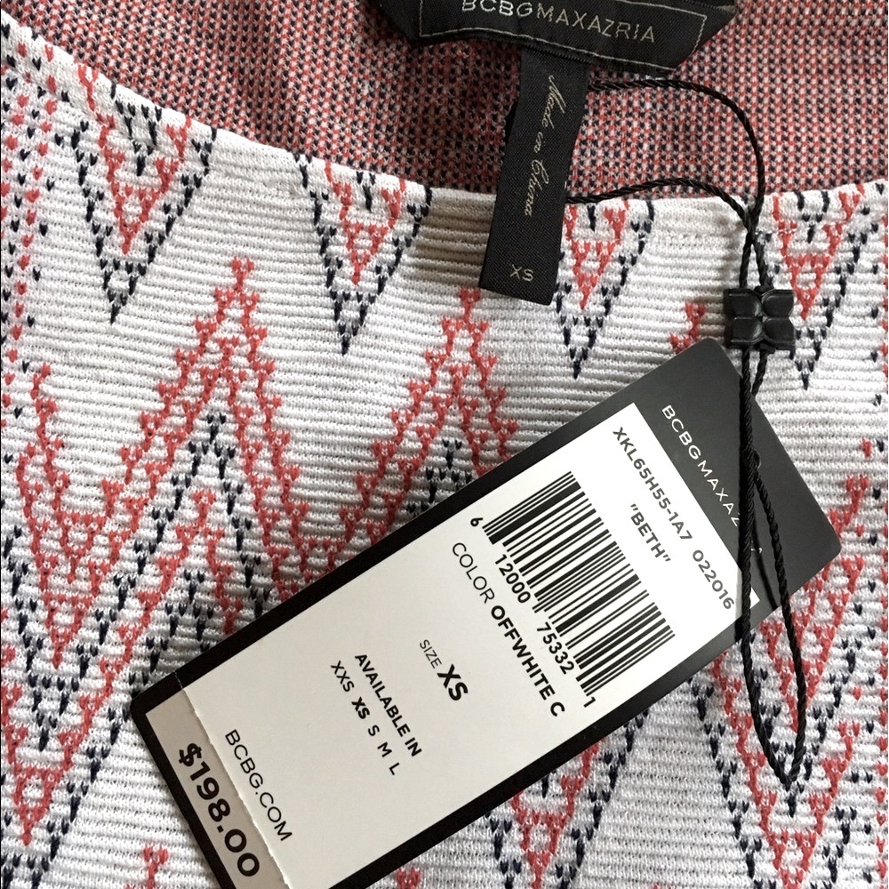 BNWT BCBG MaxAzria 'Beth' Knit Soft Mini Dress • XS - Picture 3 of 8